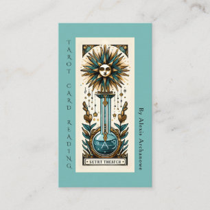 Wahrsage-Tarotkarten-Lesegeschäftskarte Visitenkarte