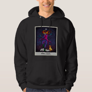 Wahrsager Mythical The Fool mit Totenköpfen Tarot Hoodie