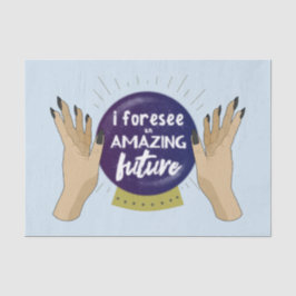 Wahrsager, psychischer, magischer Kristallball Seidenpapier