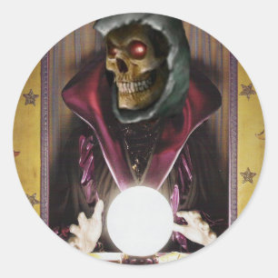 Wahrsager Runder Aufkleber