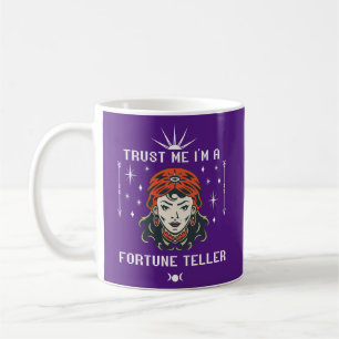 Wahrsagerin Mystische Zigeunerin Hellseherin Krist Kaffeetasse