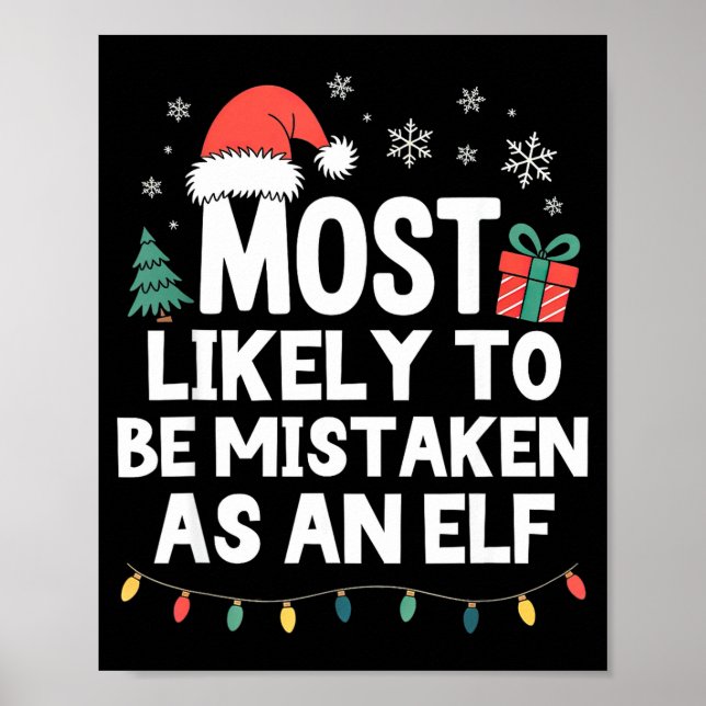 Wahrscheinlich als Elf verwechselt - Weihnachts-Sp Poster (Vorne)