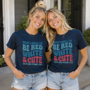 Wahrscheinlich am meisten rot weiß und süß Custom T-Shirt