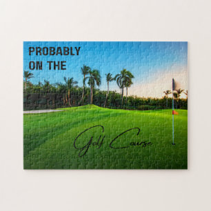 Wahrscheinlich auf dem Golfplatz Golf Liebhaber Puzzle