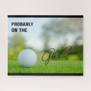 Wahrscheinlich auf dem Golfplatz Golf Liebhaber Puzzle