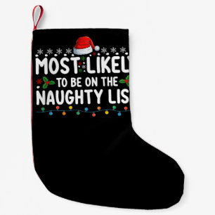 Wahrscheinlich auf der unartigen Liste Weihnachten Kleiner Weihnachtsstrumpf
