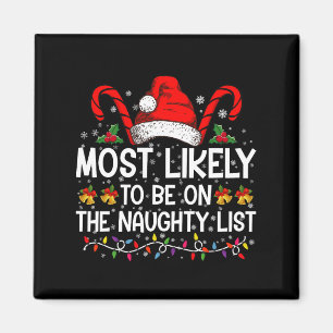 Wahrscheinlich auf der unartigen Liste Weihnachten Magnet