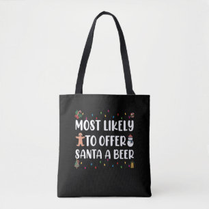 Wahrscheinlich bietet Santa ein Bier lustiges Trin