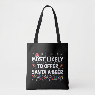 Wahrscheinlich bietet Santa ein Bier Weihnachtsbel