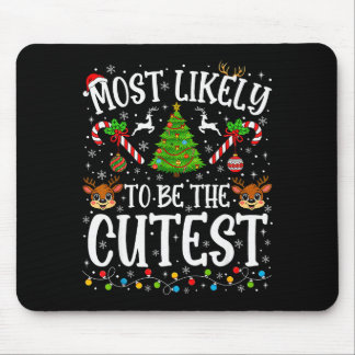 Wahrscheinlich das süßeste Weihnachts-Matching-Fa Mousepad