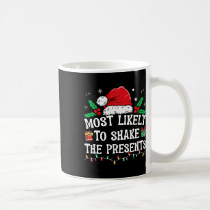 Wahrscheinlich die Geschenke schütteln Familien-Ma Kaffeetasse