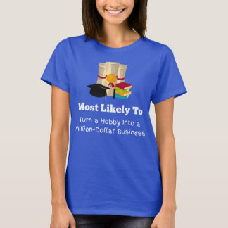 Wahrscheinlich ein Millionär lustiger Abschluss T-Shirt