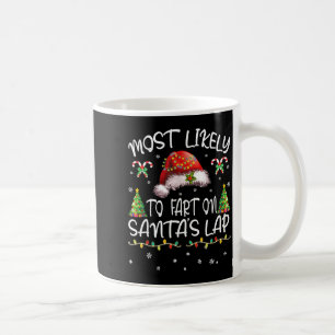 Wahrscheinlich furzt auf dem Schoß von Weihnachtsm Kaffeetasse
