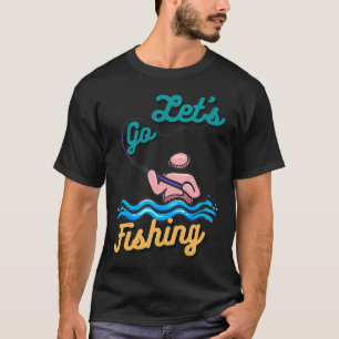 Wahrscheinlich geht mit dem Weihnachtsmann angeln T-Shirt