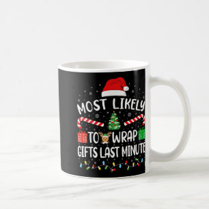 Wahrscheinlich Geschenke im letzten Moment einpack Kaffeetasse