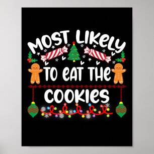Wahrscheinlich hassen diese Weihnachten Pajamas Fa Poster