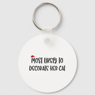 Wahrscheinlich ihre Katze 2 dekorieren Schlüsselanhänger