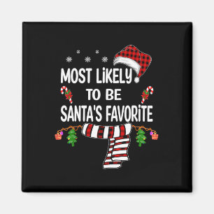 Wahrscheinlich ist Weihnachten Santas Lieblingsübe Magnet
