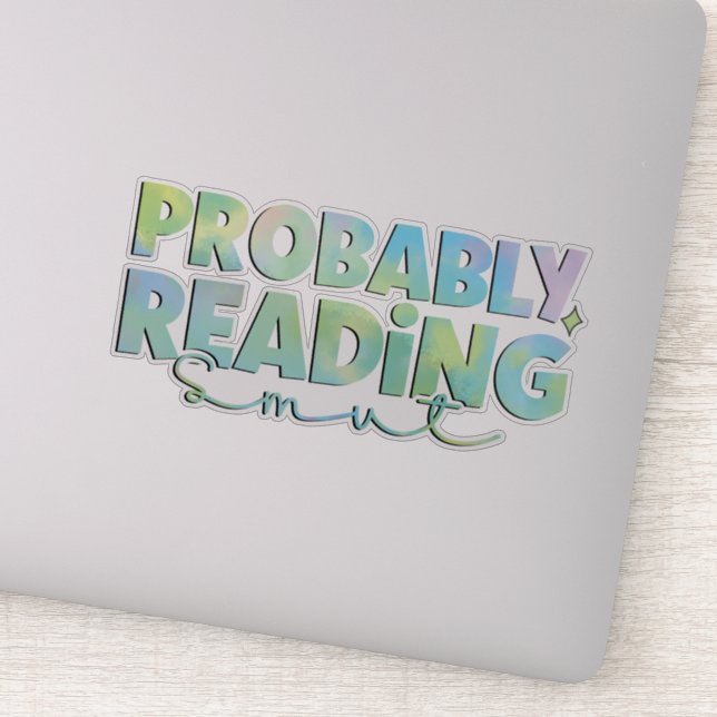 Wahrscheinlich Leseschnuss Aufkleber (Detail)