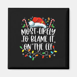 Wahrscheinlich macht er es dem Elf Weihnachtsmann Magnet