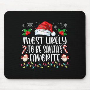 Wahrscheinlich Santa Claus' Lieblingsfamilie lusti Mousepad