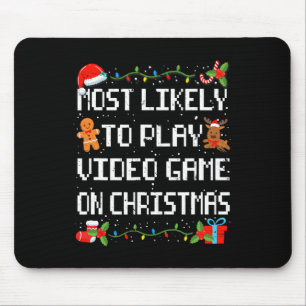 Wahrscheinlich spielen Videospielfamilie passt Chr Mousepad