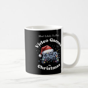 Wahrscheinlich spielt am Weihnachten Videospiele - Kaffeetasse