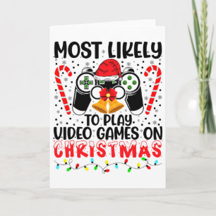 Wahrscheinlich spielt am Weihnachtsfeiertag Videos Karte
