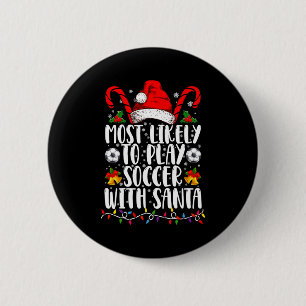 Wahrscheinlich spielt mit dem Weihnachtsmann Famil Button