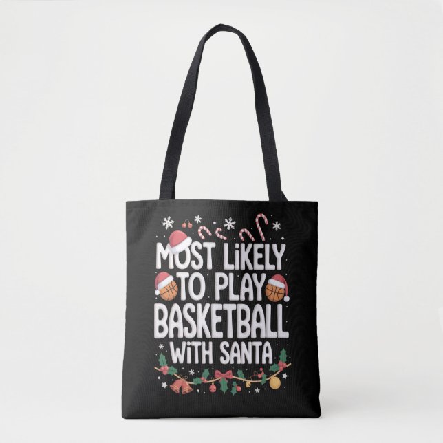 Wahrscheinlich spielt mit der Familie Santa Basket (Vorderseite)