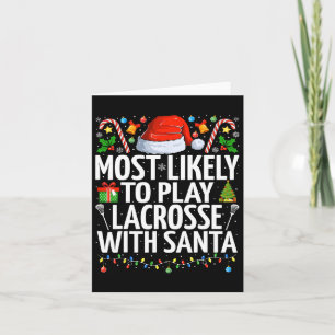 Wahrscheinlich spielt mit Santa Weihnachten Lacros Karte