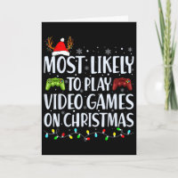 Wahrscheinlich spielt Video Game An Weihnachten Sa