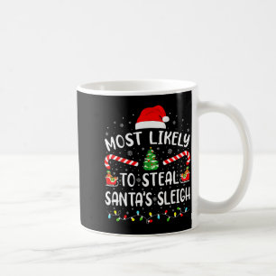 Wahrscheinlich stiehlt Weihnachtsmann-Schlitten Fa Kaffeetasse