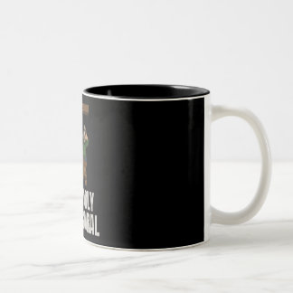 Wahrscheinlich struktureller lustiger Auftragnehme Zweifarbige Tasse