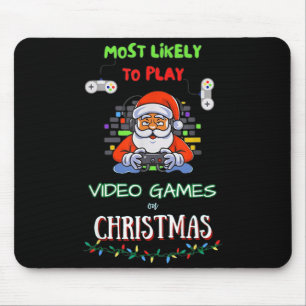 Wahrscheinlich Videospiele an Weihnachten zu spiel Mousepad