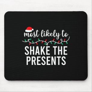 Wahrscheinlich Weihnachten passende Familien-Schla Mousepad