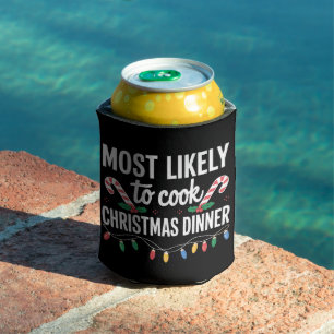 Wahrscheinlich Weihnachtsessen kochen lustige Fami Dosenkühler