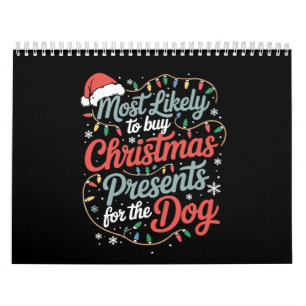 Wahrscheinlich Weihnachtsgeschenke für den Hund ka Kalender