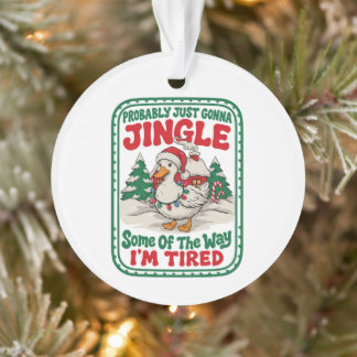 Wahrscheinlich werde ich einfach die Weihnachts-Ga Ornament