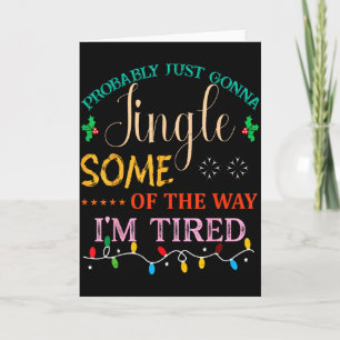 Wahrscheinlich werde ich einfach nur ein bisschen  karte