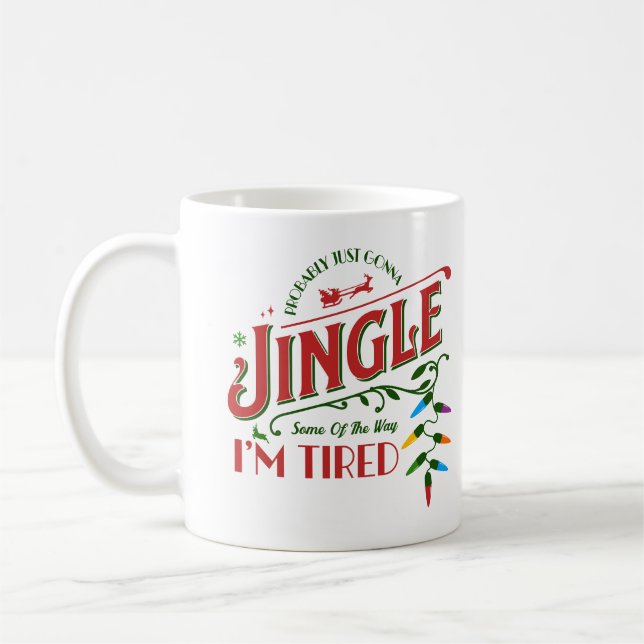 Wahrscheinlich werde ich nur ein bisschen auf dem  kaffeetasse (Links)