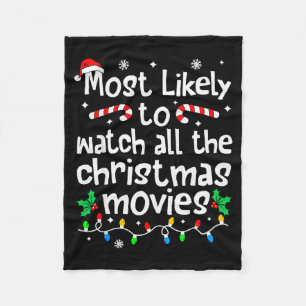 Wahrscheinlich werden alle Weihnachtsfilme Familie Fleecedecke