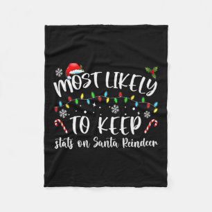 Wahrscheinlich werden die Stats der Familie Santa  Fleecedecke