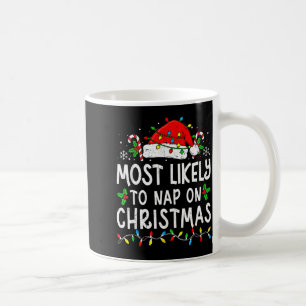 Wahrscheinlich wird er an Weihnachten ein Nickerch Kaffeetasse