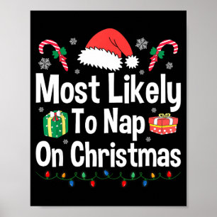 Wahrscheinlich wird er an Weihnachten in der Famil Poster