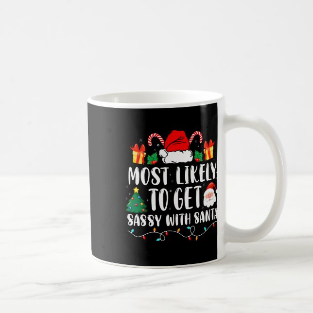 Wahrscheinlich wird Sy mit Santa Fun Family Christ Kaffeetasse (Rechts)