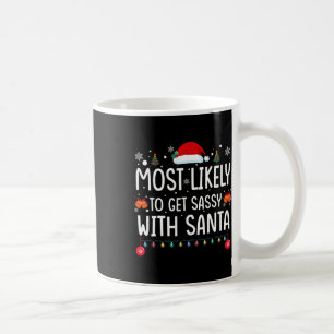 Wahrscheinlich wird Sy mit Santa Fun Family Christ Kaffeetasse