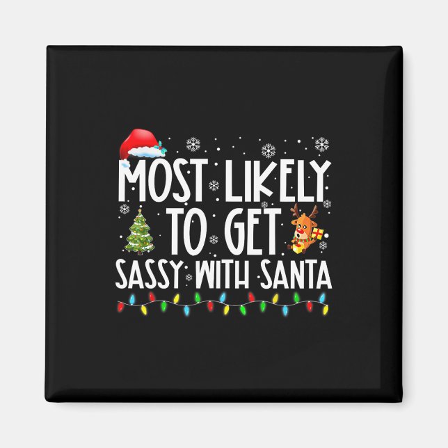 Wahrscheinlich wird Sy mit Santa Fun Family Christ Magnet (Vorne)