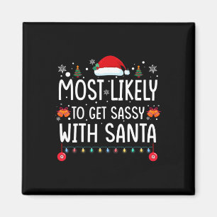 Wahrscheinlich wird Sy mit Santa Fun Family Christ Magnet