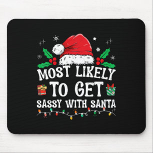 Wahrscheinlich wird Sy mit Santa Fun Family Christ Mousepad